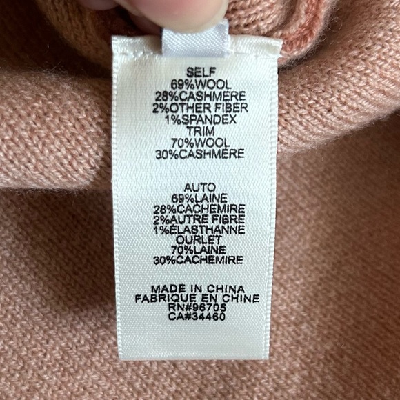 Rebecca Taylor Cashmere Blend Sweater Puff Sleeves Size Medium. NWT - Picture 10 of 12